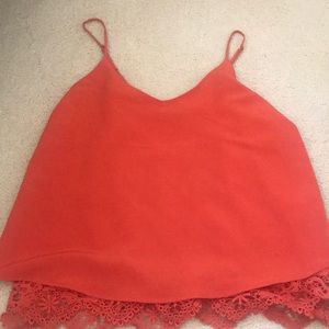 Orange tank top